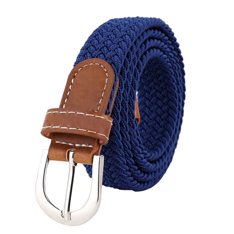 Women's Stretch Woven Elastic Waist Belt