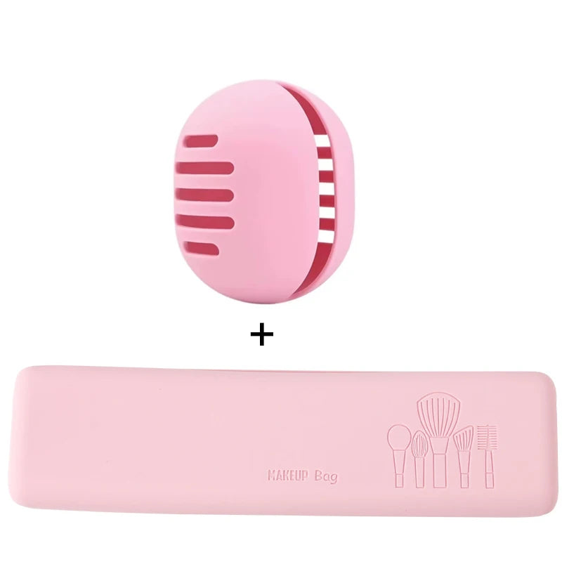 Silicone Makeup Sponge Holder & Travel Case