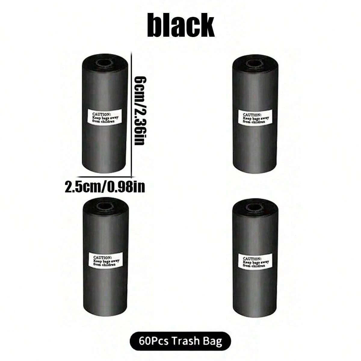 Mini Car Trash Can with Lid – Portable Car Waste Bin & Bag Set