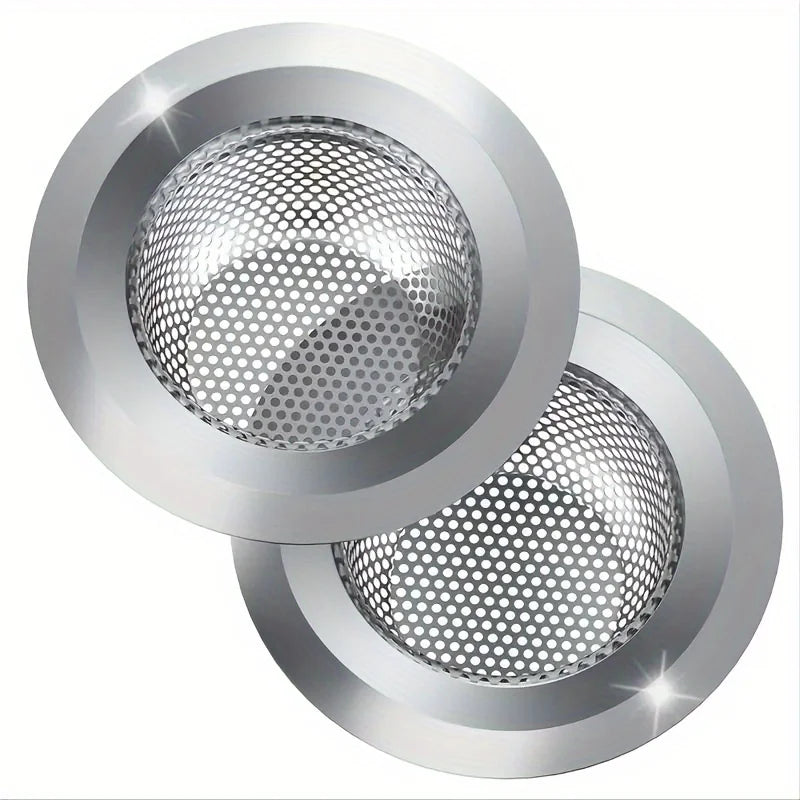 Stainless Steel Kitchen Sink Strainer – 2PCS Drain Filter Basket