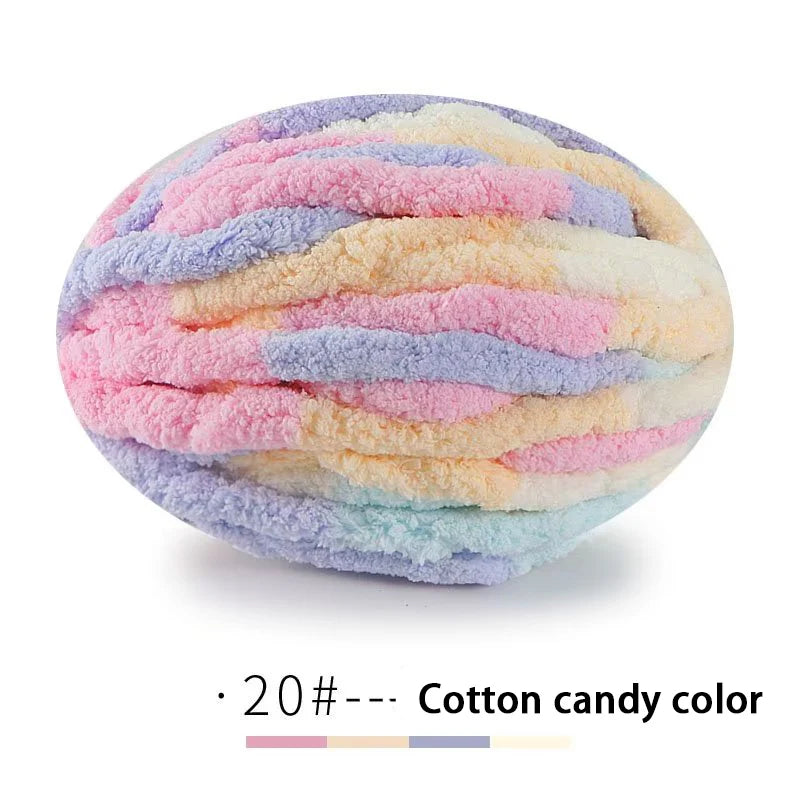 Extra Thick Hand-Knitted Chunky Yarn Blanket