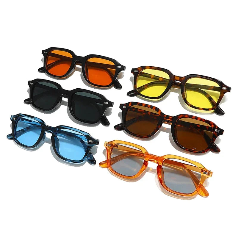 Women's Retro Square Frame Sunglasses