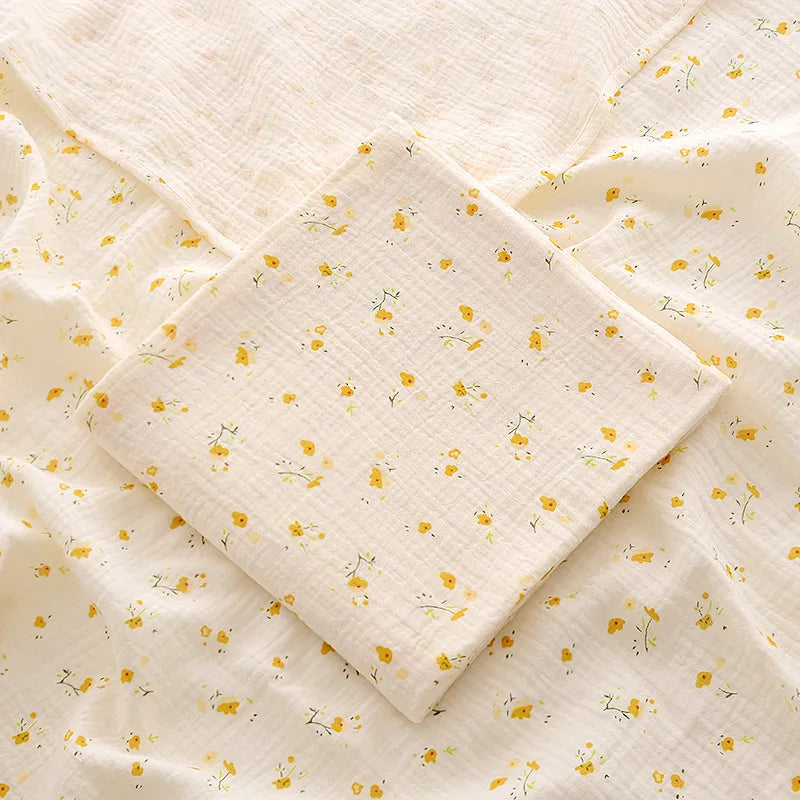 100×100cm Cotton Muslin Baby Swaddle Blanket – Soft Newborn Receiving Wrap