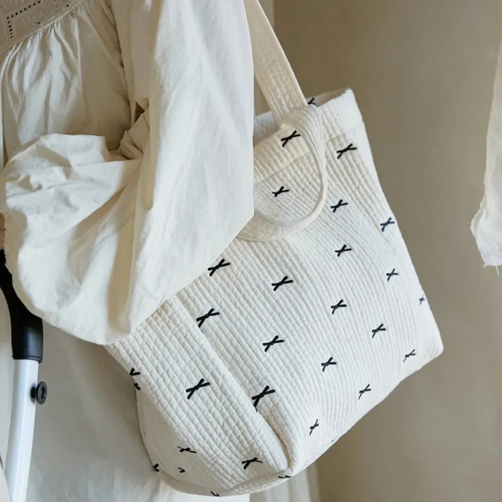 Baby Stroller Organizer Bag – Large Capacity Hanging Mommy Storage Bag