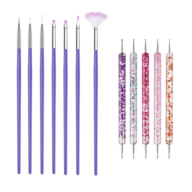 5–20PCS Nail Art Brush Set for Detailed Nail Designs
