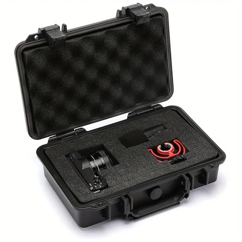Protective Hard Carry Case with Foam Insert – Portable Equipment Storage Box