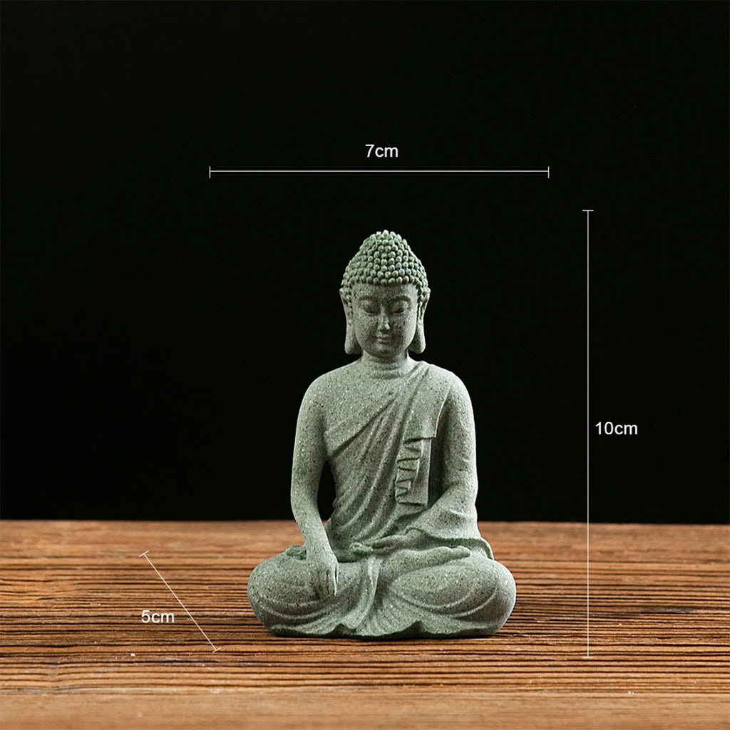 Mini Buddha Meditation Statue – Zen Tabletop Home Decor