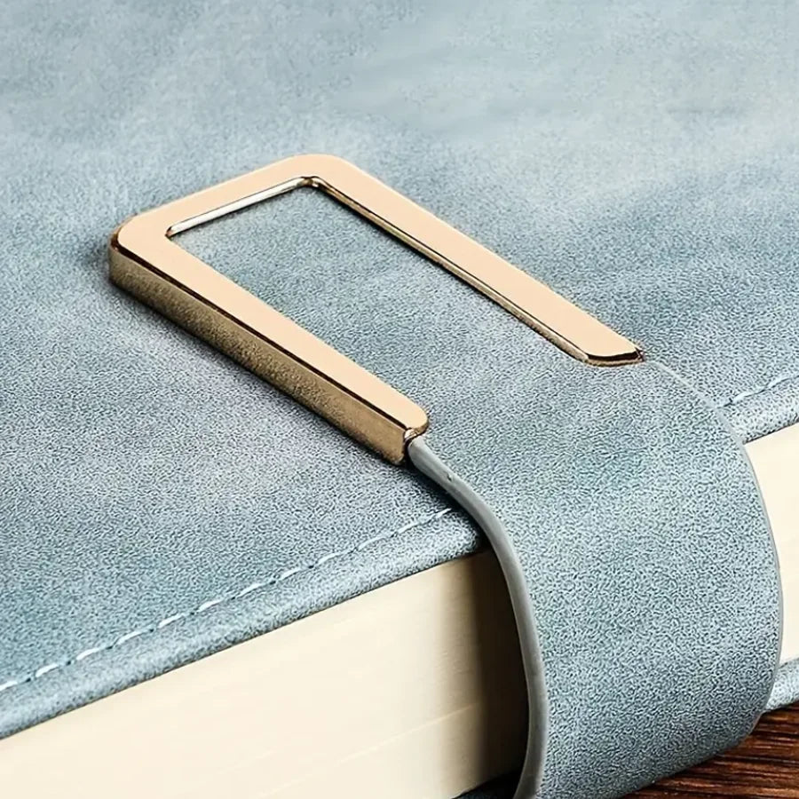 Vintage A5 Leather Notebook – Classic Journal & Daily Planner