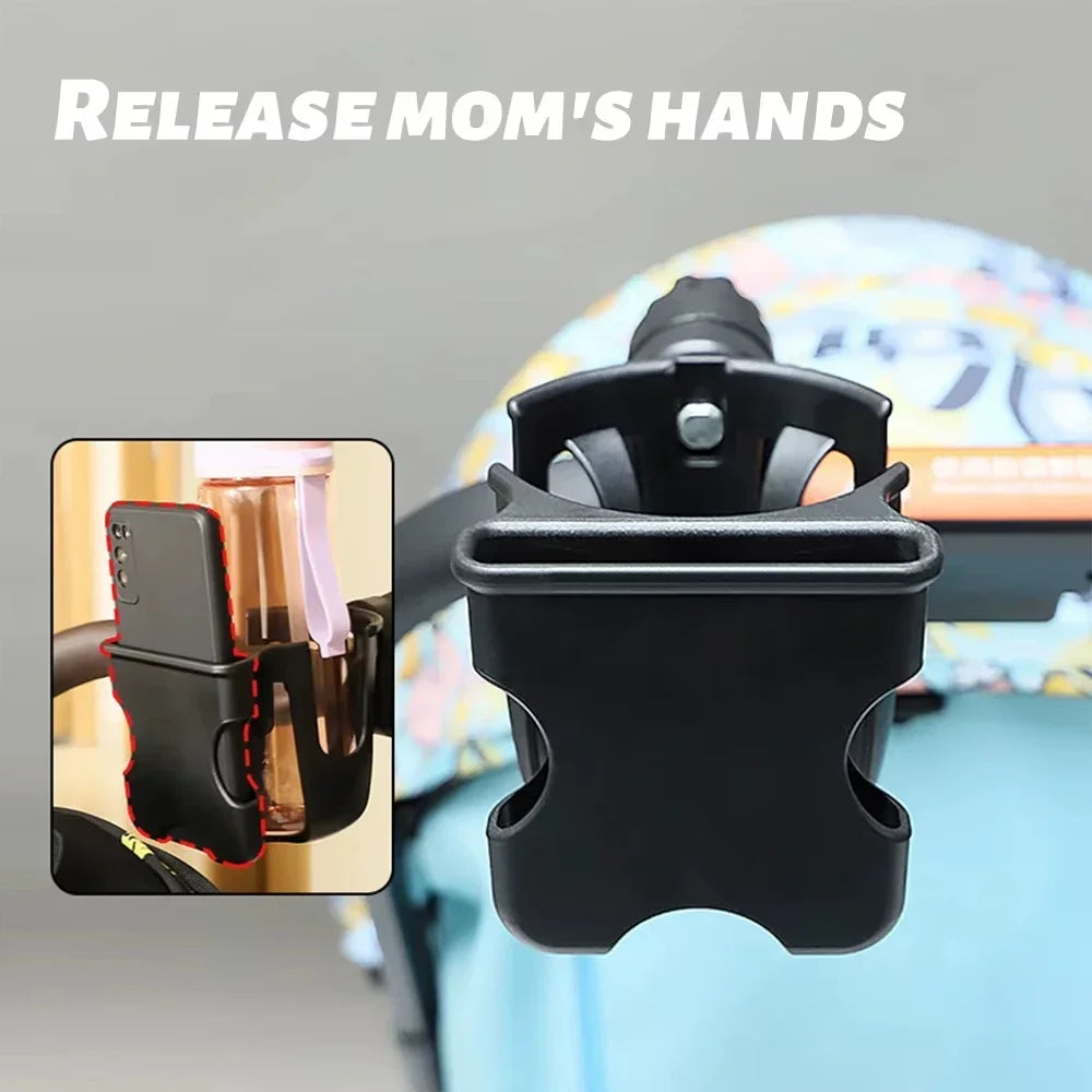 Baby Stroller Cup Holder – Universal Water Bottle & Drink Holder