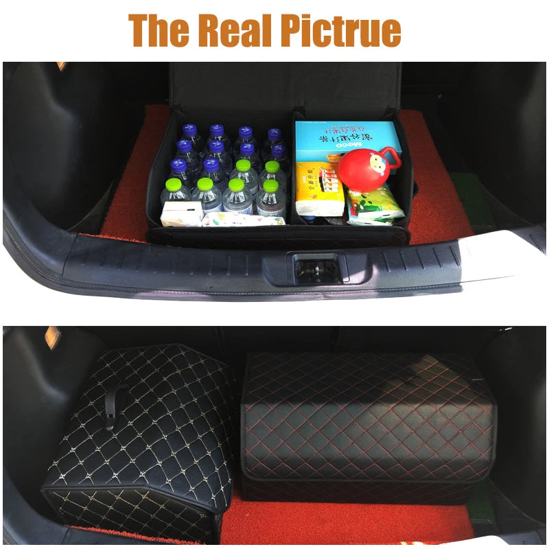 Large Capacity Car Trunk Organizer – Foldable Storage Box