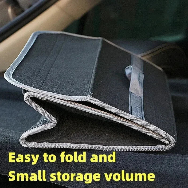 Car Trunk Organizer Bag – Foldable Storage Box for Vehicle