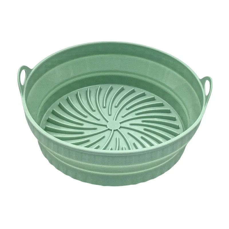 Foldable Silicone Air Fryer Liner – Reusable Baking Tray