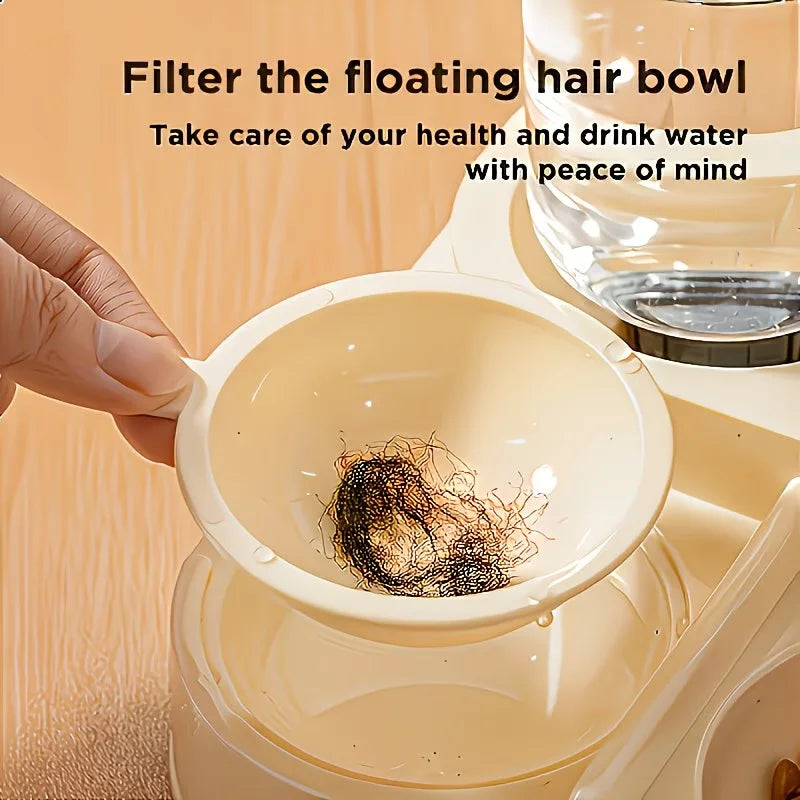 2-in-1 Automatic Pet Feeder & Water Dispenser for Dogs and Cats