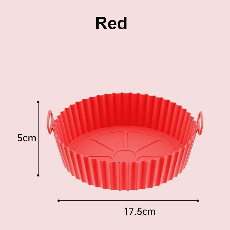 Reusable Silicone Air Fryer Liner Basket – 6 Inch