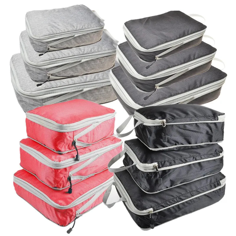 Travel Shoe Storage Bags – Portable Luggage Organizer & Compression Pouches