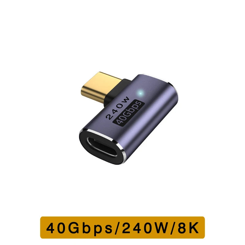USB4 40Gbps USB-C Adapter Thunderbolt 3/4 240W