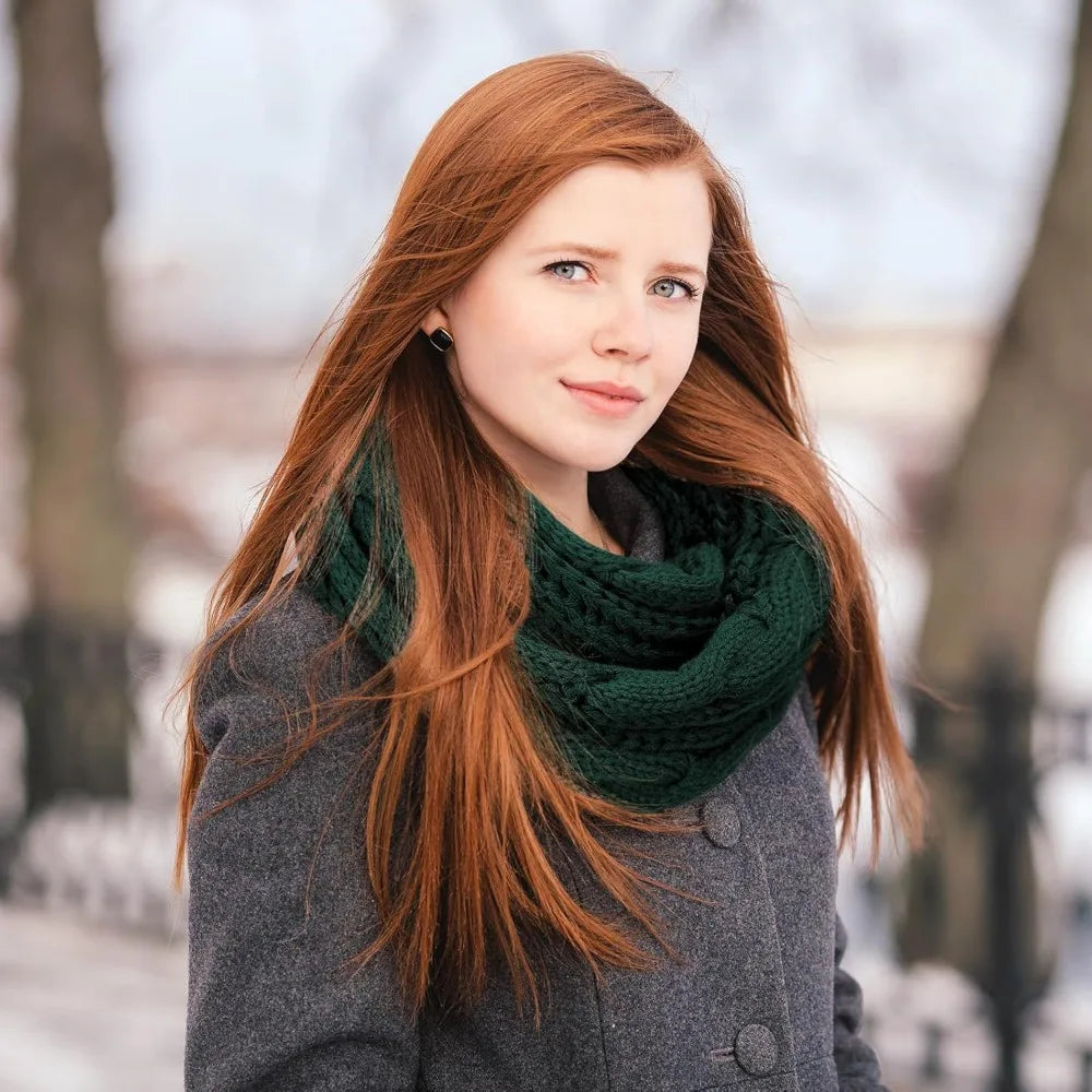 Women's Warm Winter Neck Scarf – Windproof Cozy Neck Warmer