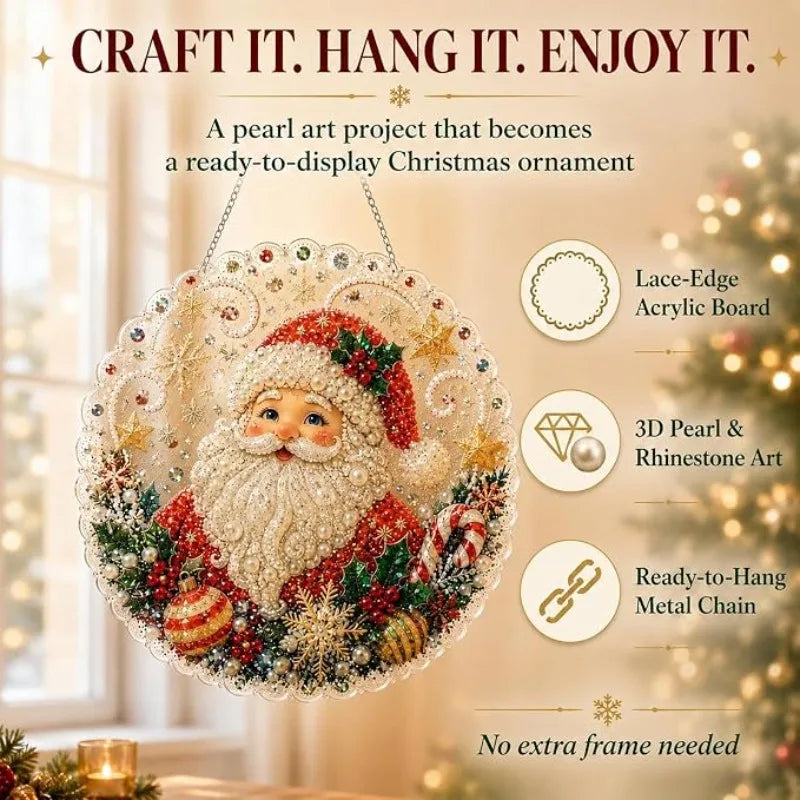 Christmas 5D Diamond Painting Kit – Religious DIY Wall Art