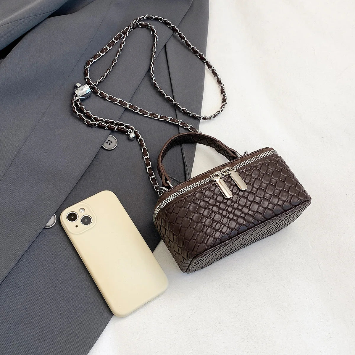 Women's Retro Crossbody Bag with Adjustable Strap