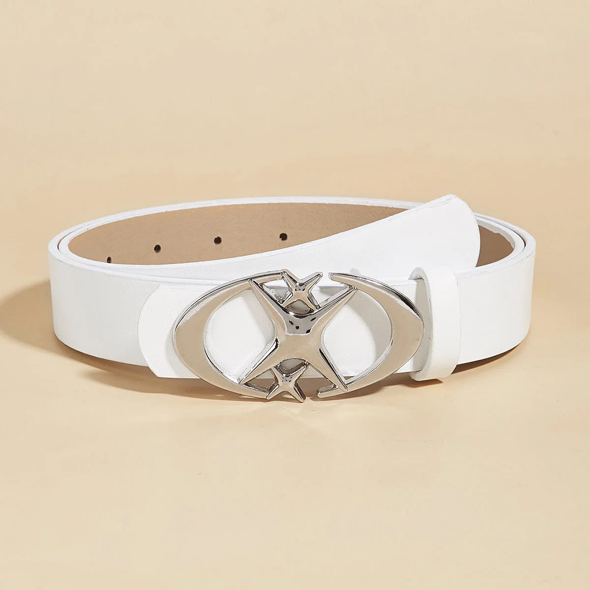 Women's Oval Metal Buckle Fashion Belt