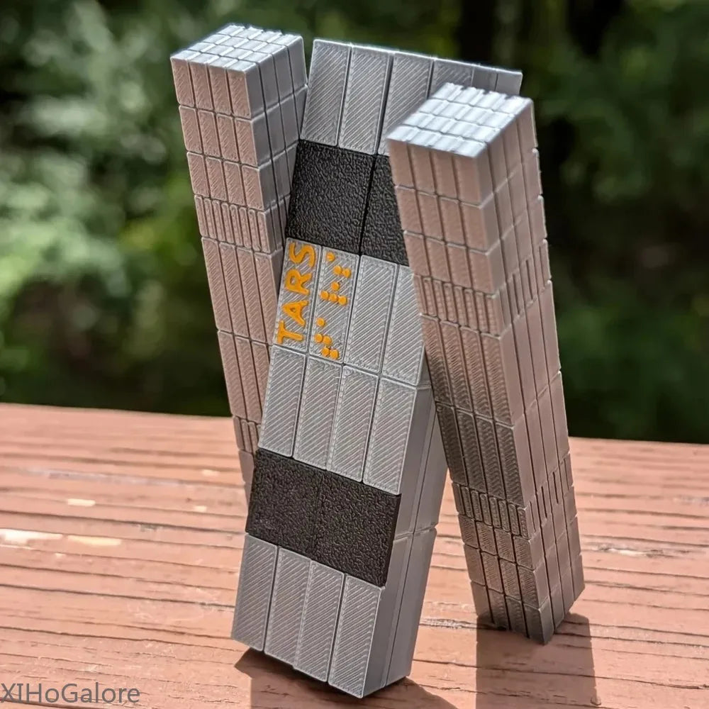 Interstellar TARS Robot 3D Printed Model – Sci-Fi Desk Decor