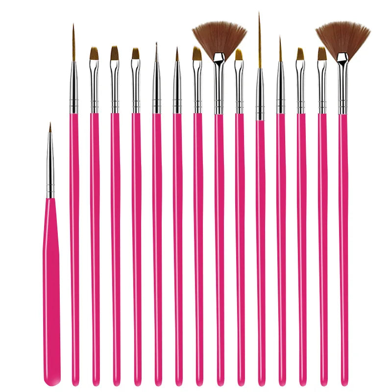 5–20PCS Nail Art Brush Set for Detailed Nail Designs