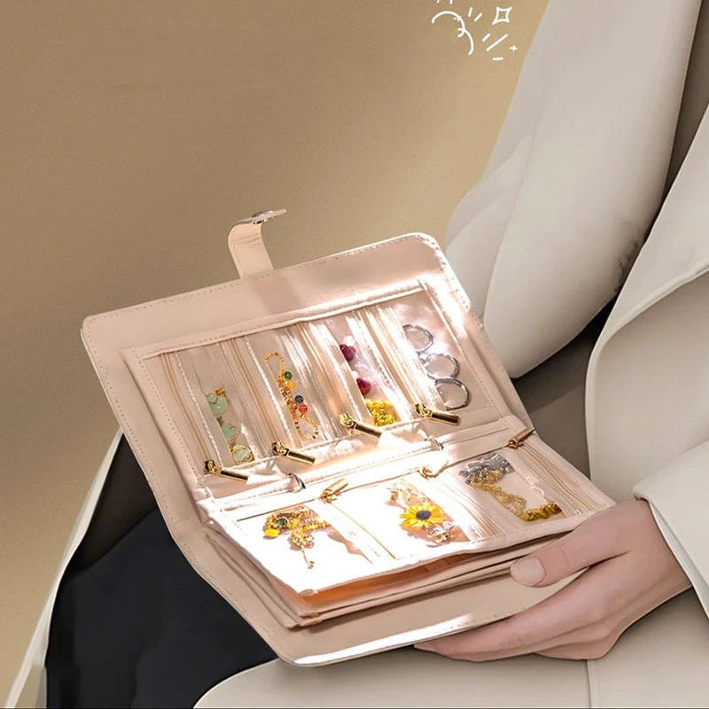 Portable Jewelry Organizer Binder Book