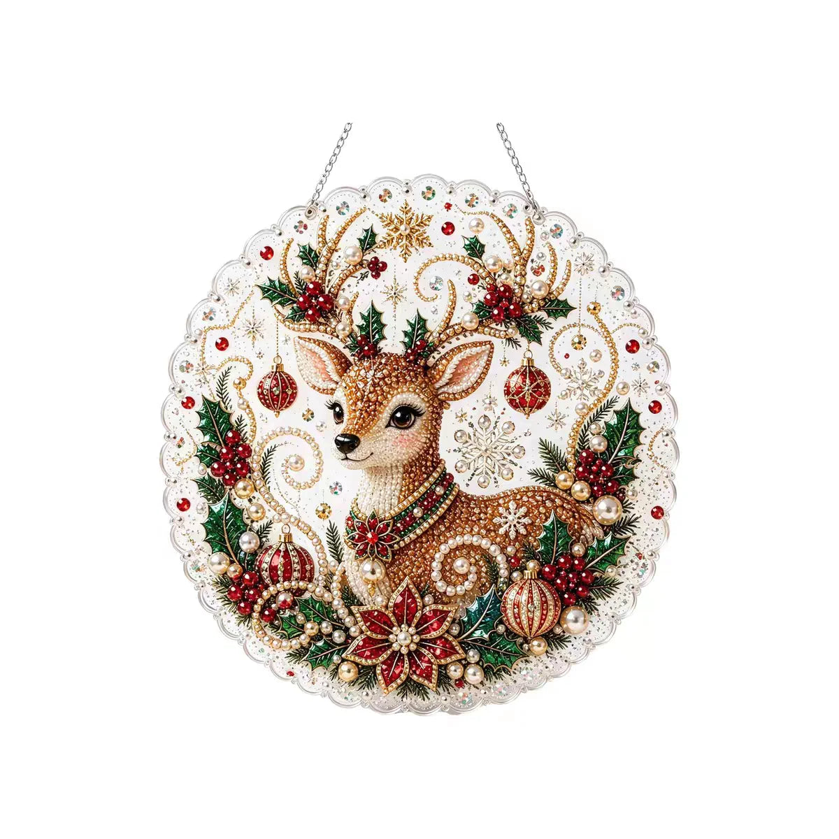 Christmas 5D Diamond Painting Kit – Religious DIY Wall Art