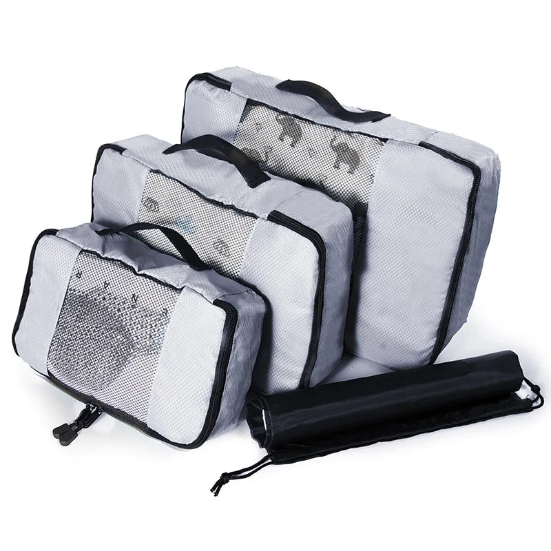 Travel Compression Packing Cubes – Luggage Organizer Bags
