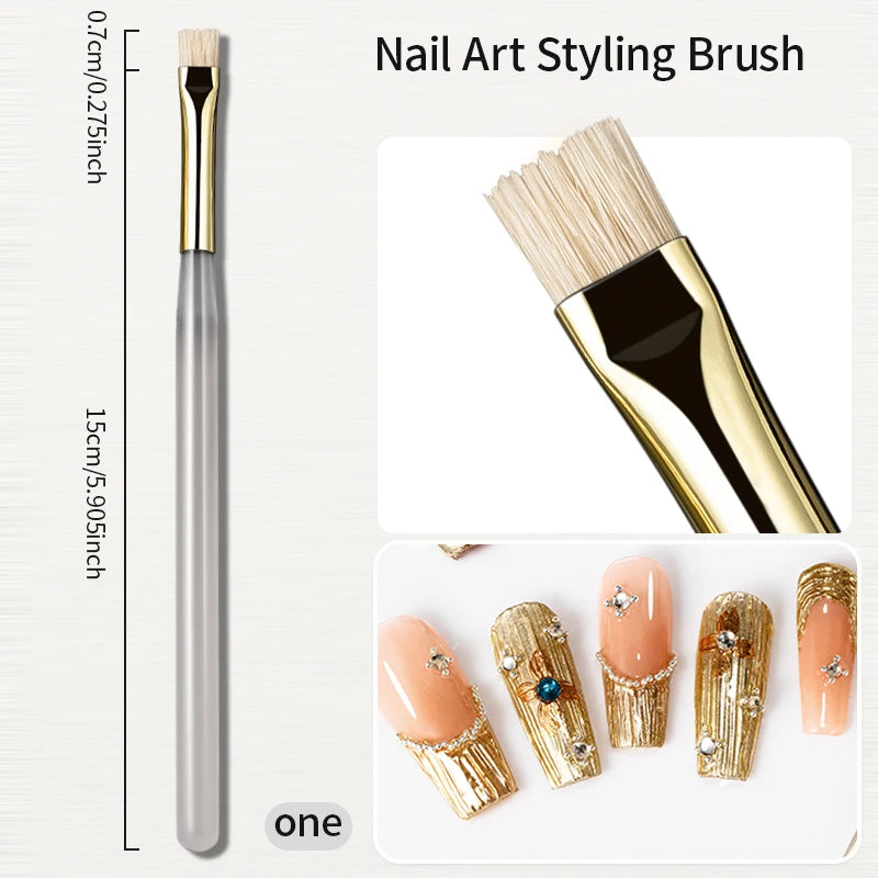 Multifunctional Nail Art Liner & Detail Brush Set