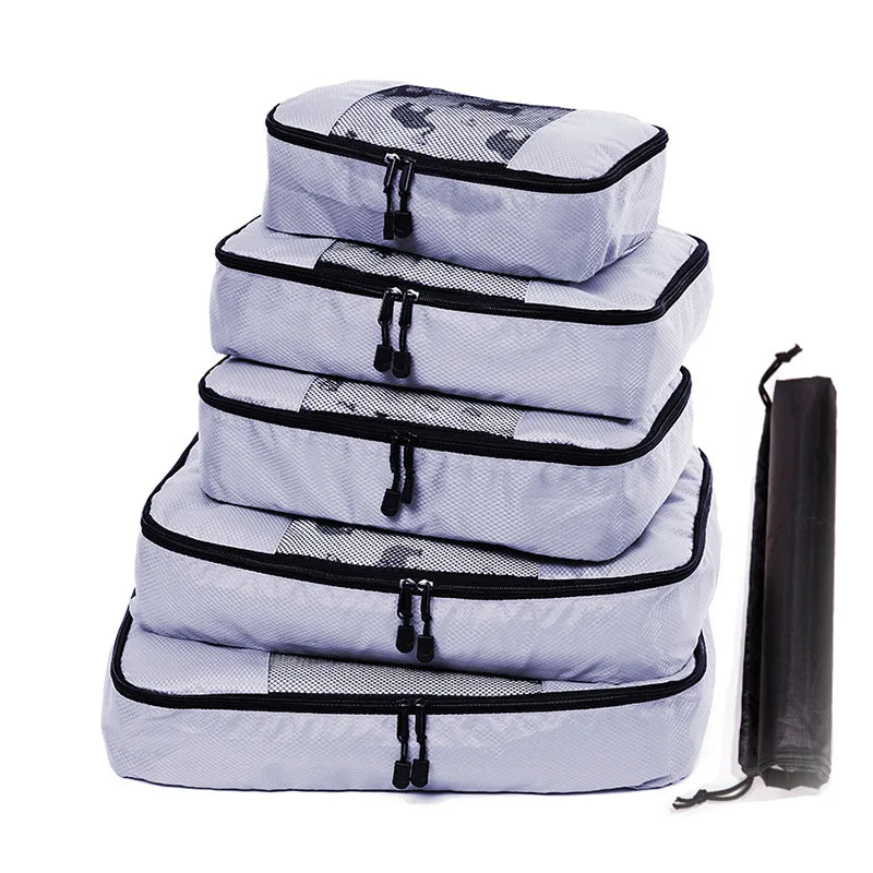 Travel Compression Packing Cubes – Luggage Organizer Bags