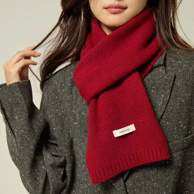 Women's Warm Winter Scarf – Soft Solid Color Shawl