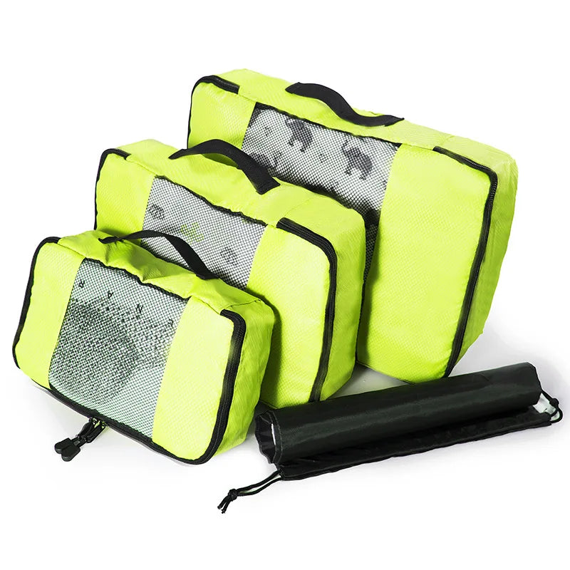Travel Compression Packing Cubes – Luggage Organizer Bags