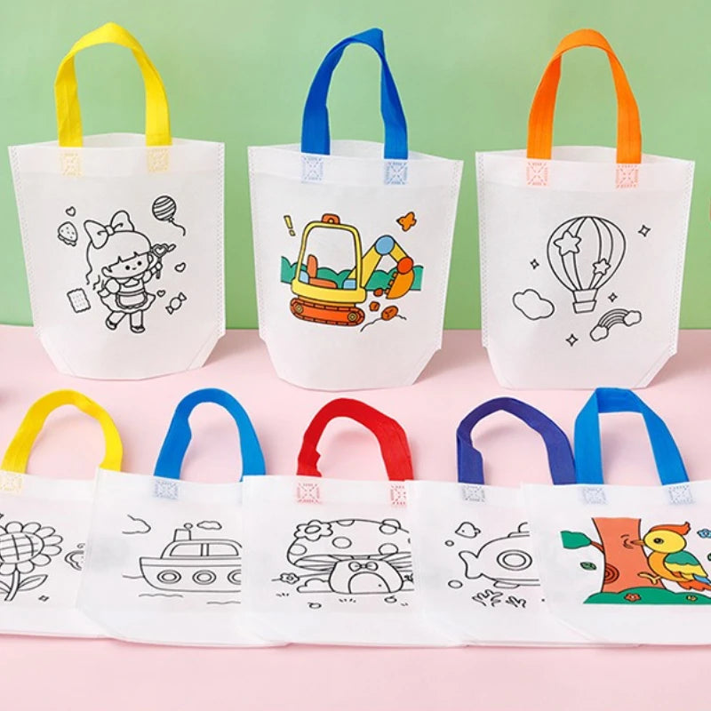 24-Piece DIY Graffiti Bag Kit with 12 Bags & 12 Color Markers