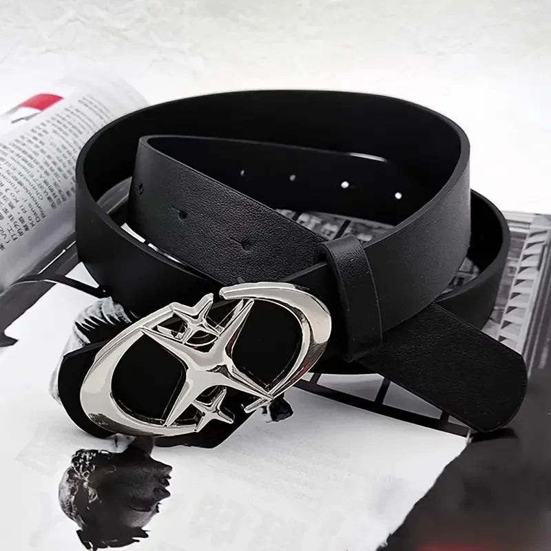 Women's Oval Metal Buckle Fashion Belt