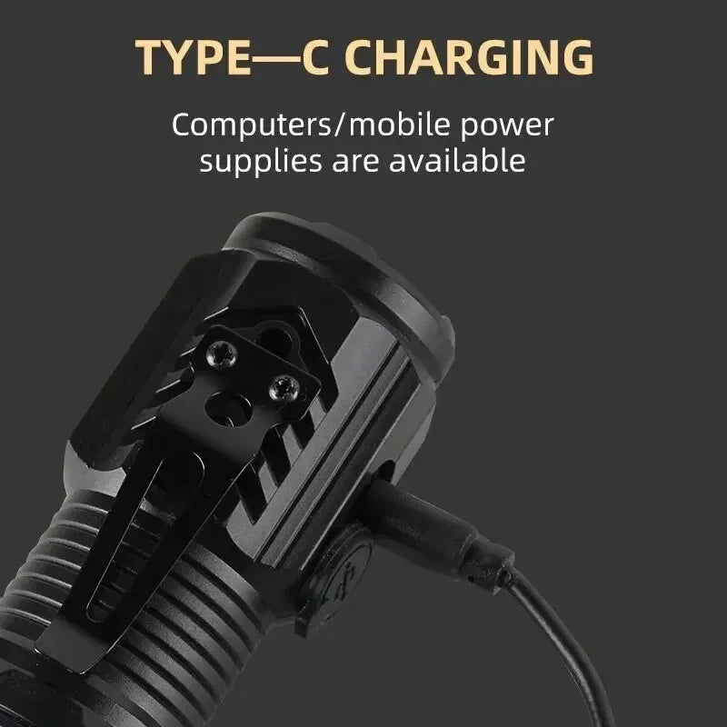 Rechargeable LED Flashlight with Strong Light