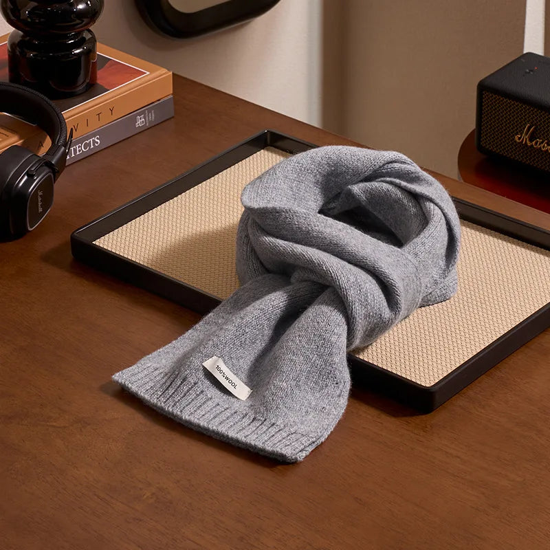 Women's Warm Winter Scarf – Soft Solid Color Shawl