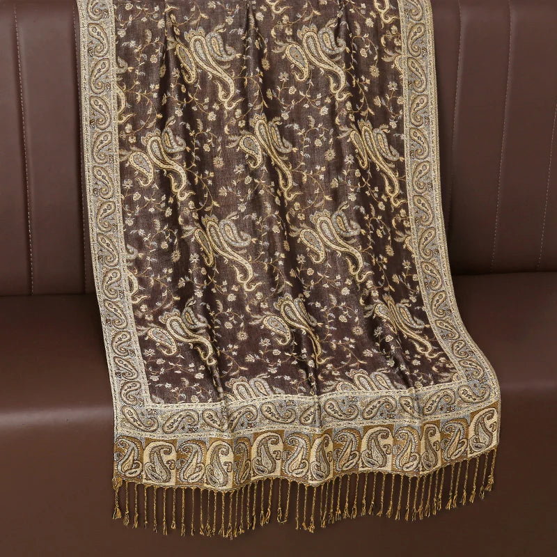 Women's Bohemian Paisley Pashmina Shawl & Wrap Scarf