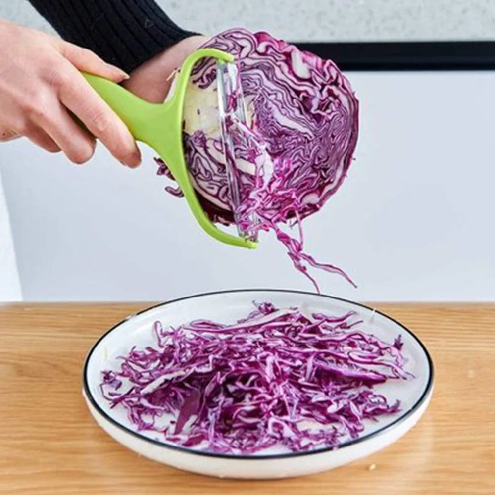 Handheld Cabbage & Vegetable Slicer – Stainless Steel Kitchen Grater