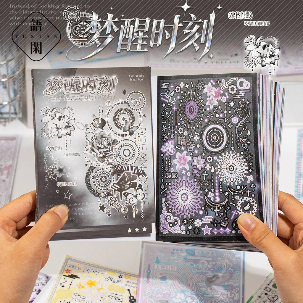 30-Piece Korean Aesthetic Sticker Book for Journals & Planners