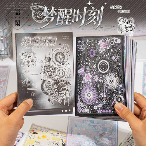 30-Piece Korean Aesthetic Sticker Book for Journals & Planners
