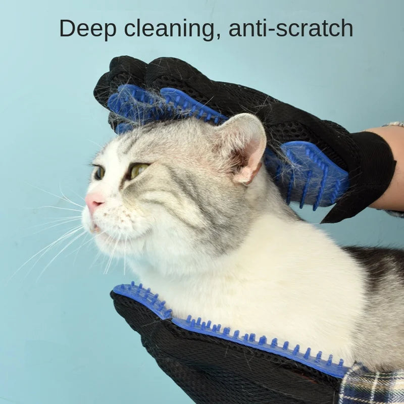 Silicone Pet Grooming and Bath Massage Glove
