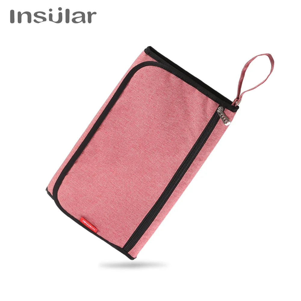 2-in-1 Portable Baby Changing Mat – Waterproof Foldable Diaper Changing Pad