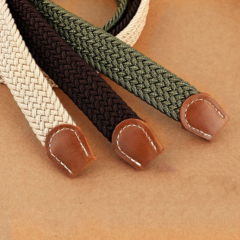 Women's Stretch Woven Elastic Waist Belt