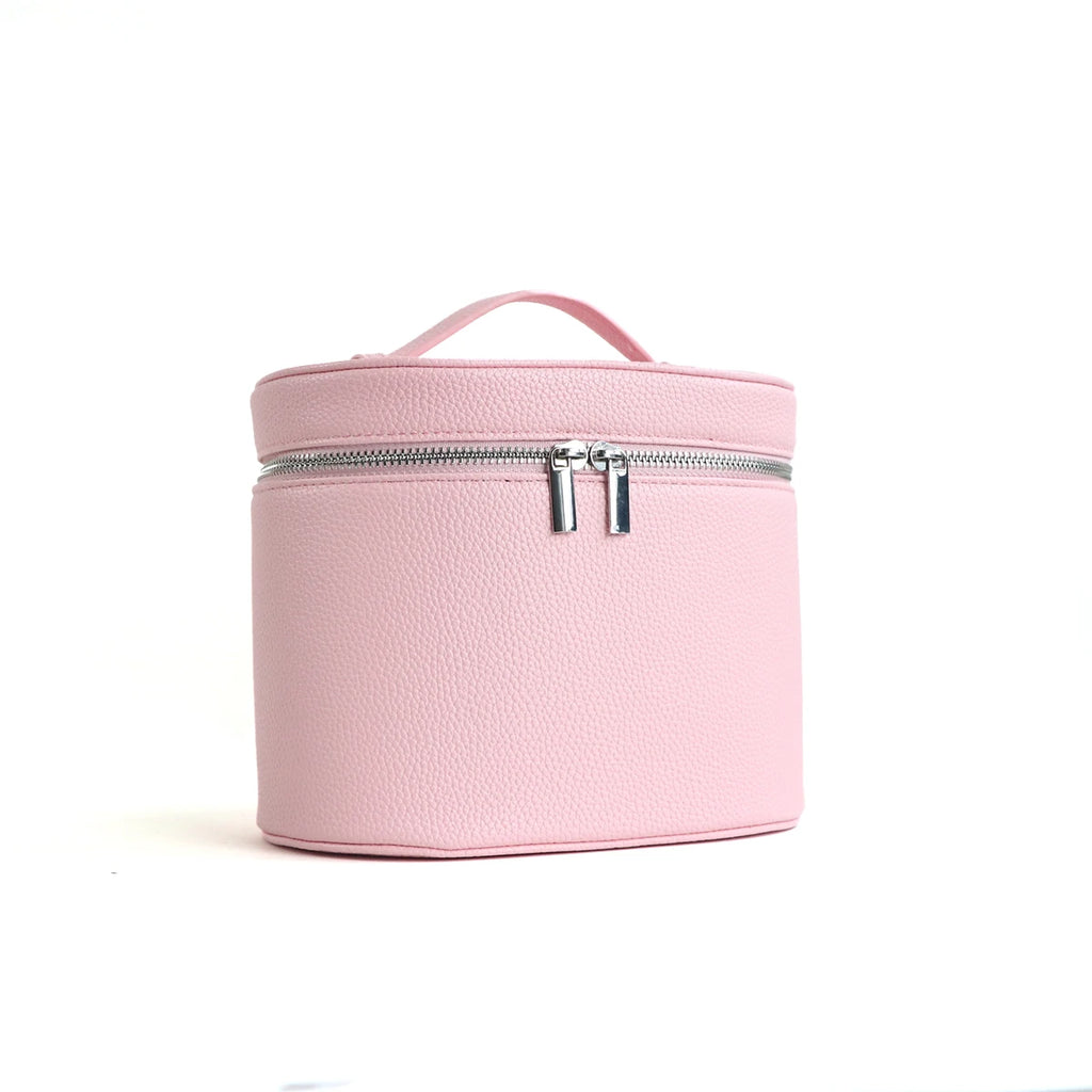 Large-Capacity PU Leather Travel Cosmetic Bag