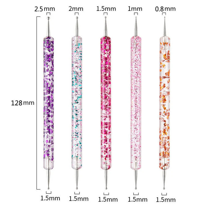 5–20PCS Nail Art Brush Set for Detailed Nail Designs