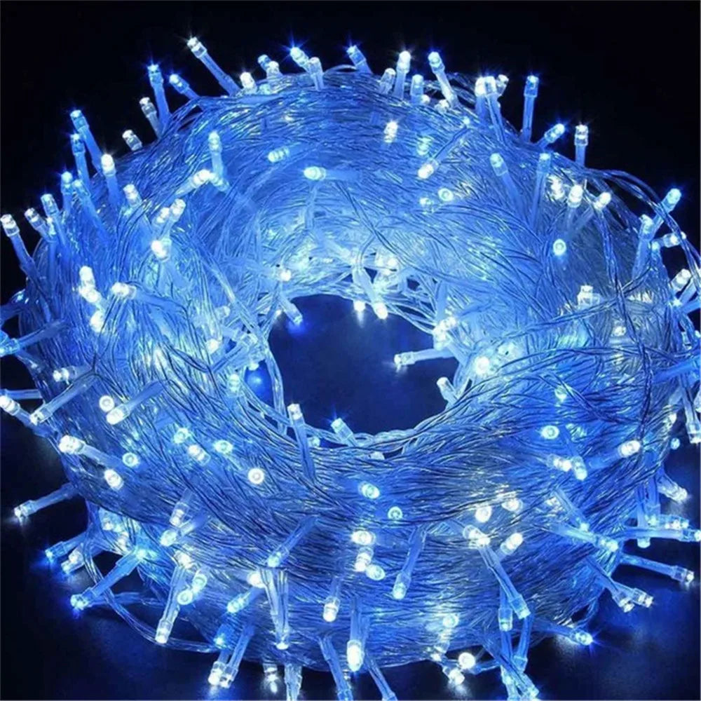 LED Christmas String Lights – 5M to 100M Fairy Lights for Holiday Decor