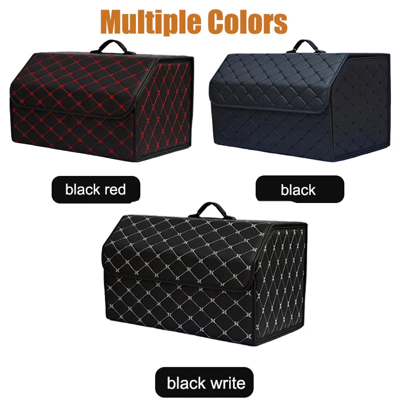 Large Capacity Car Trunk Organizer – Foldable Storage Box