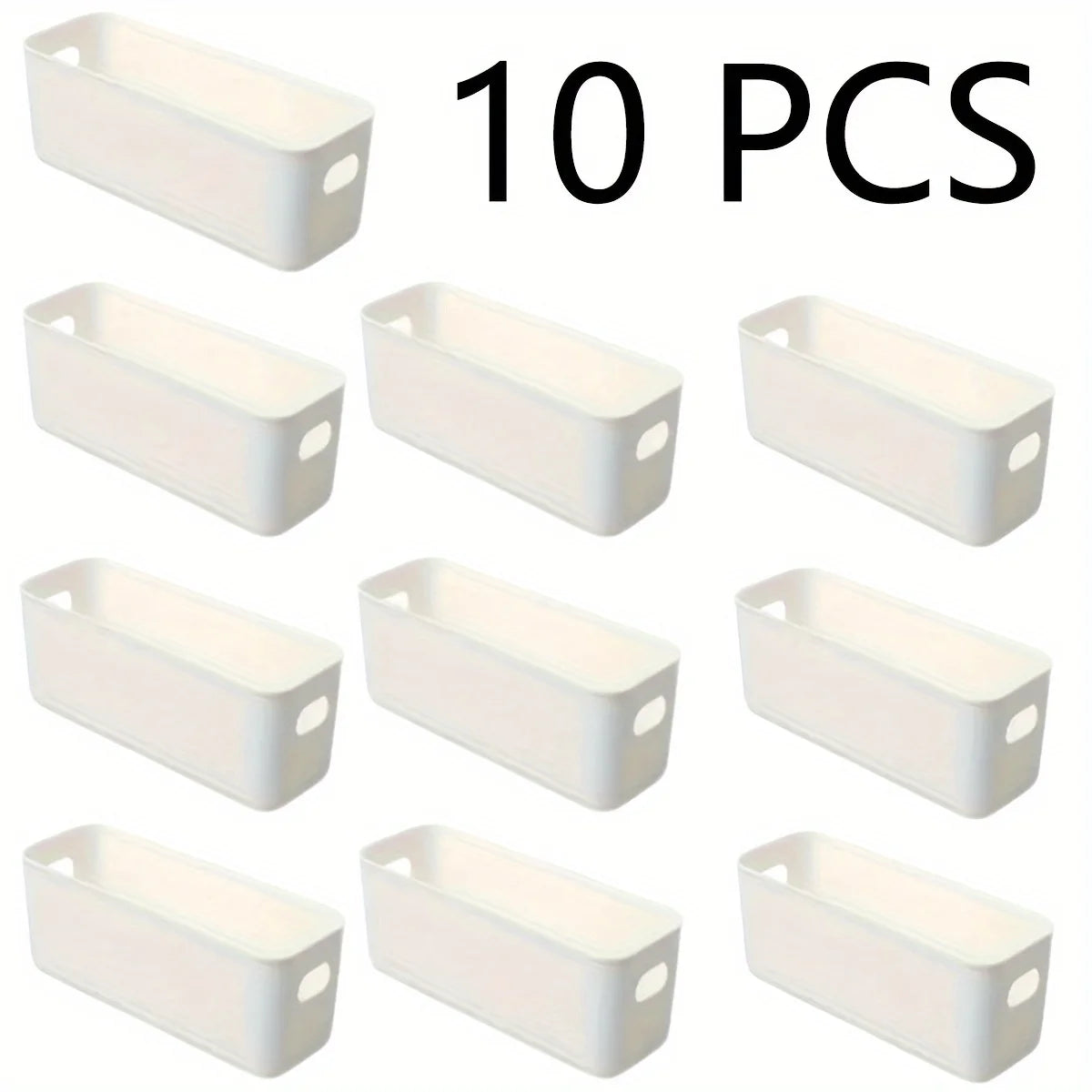 10PCS Multifunctional Drawer Storage Boxes – Desktop & Home Organizers
