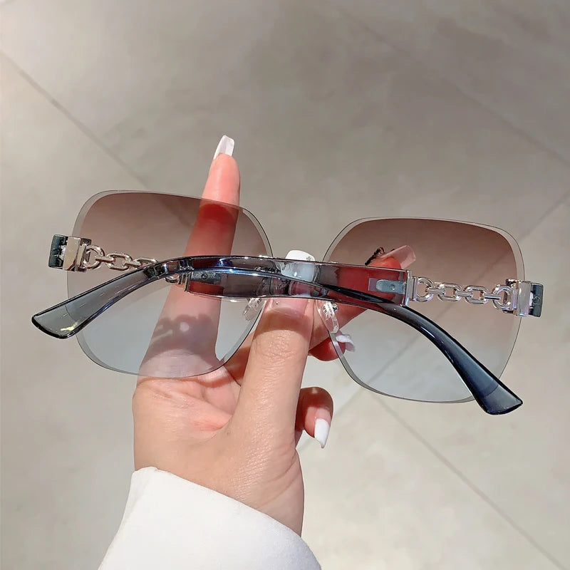 Women's Oversized Gradient Sunglasses